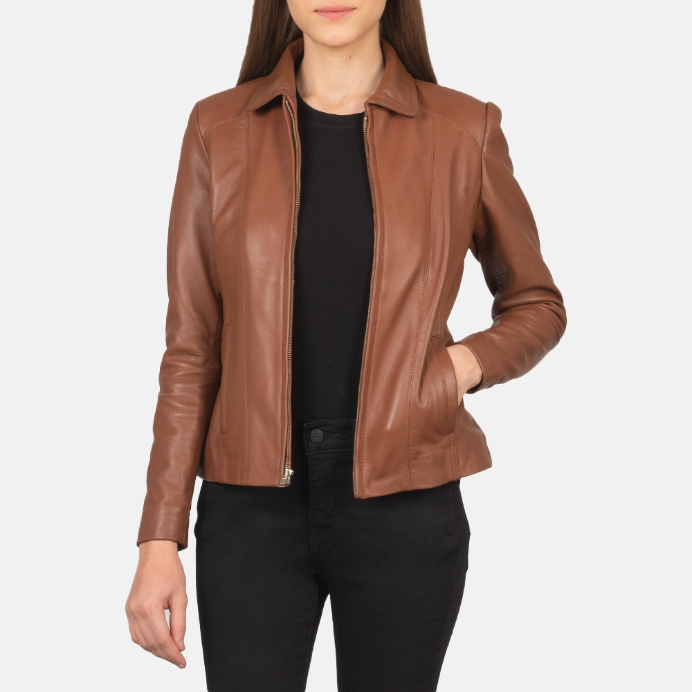 Leather sweater womens deals